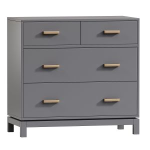 Bedside Table Parke Charcoal Wood With Drawer