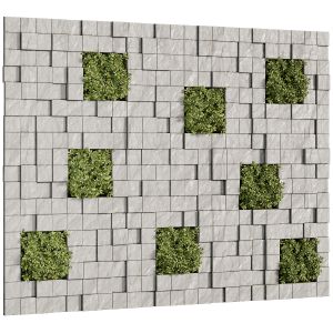 Wall With Plant 07