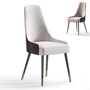 Bent Board Upholstered Dining Chair Side Chair