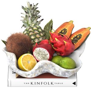 Bowl Of Tropical Fruits 07