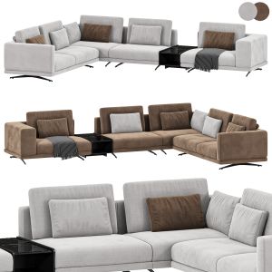 Mix Corner Sofa With Integrated Table