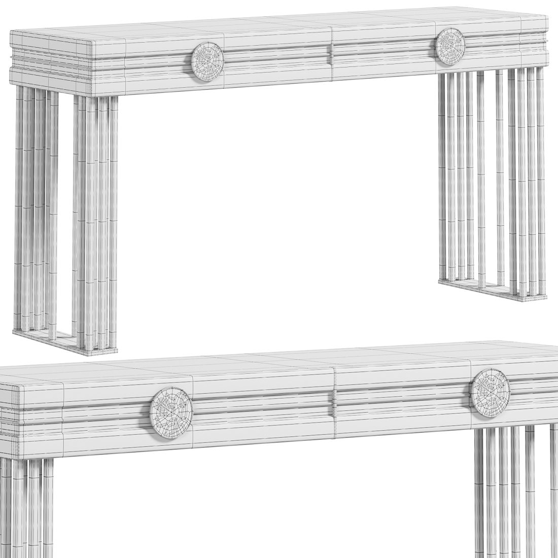 Infinity Console By Bizzotto Italia - 3D Model for Corona