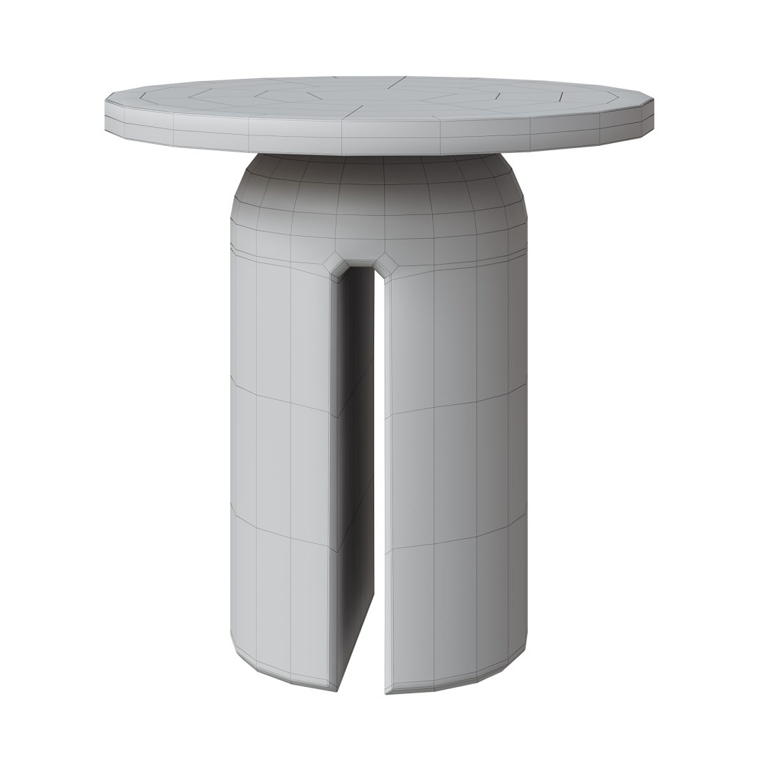 Oco Side Table - 3D Model for VRay, Corona