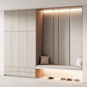 509 Hallway Zone Minimal Modular Soft Wall Panel
