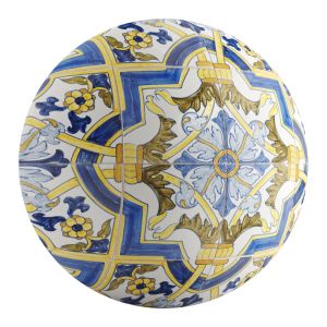 Ceramic Tile Azulejo Xabregas 4k Pbr Seamless