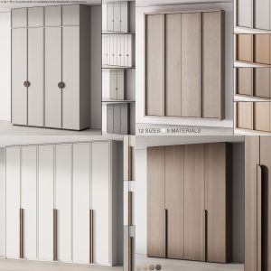 4 in 1 wood cabinets japandi style vol.2 with 33% off (4 models for the price of 2,66 models)