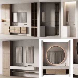 4 in 1 bathroom furniture kit vol.1 with 33% off (4 models for the price of 2,66 models)