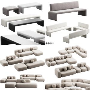 4 in 1 seating furniture kit vol.1 with 33% off (4 models for the price of 2,66 models)