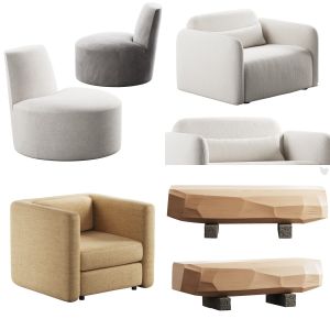 4 in 1 seating furniture kit vol.3 with 33% off (4 models for the price of 2,66 models)