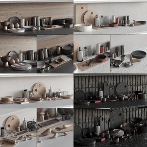 4 in 1 kitchen accessories kit vol.1 with 33% off (4 models for the price of 2,66 models)