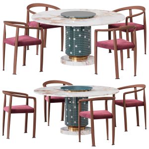 Kirk Dining Table By Mezzo Collection