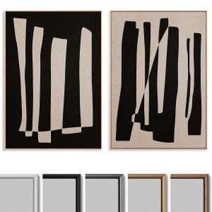 Abstract Painting Frame Set  73