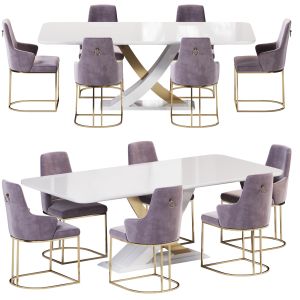 Orion Dining Table And Richland Chair
