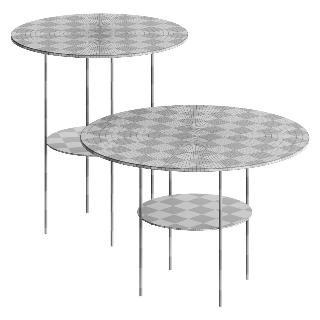 Stick Table Model Tumidei Stick | Table - 3D Model for Corona