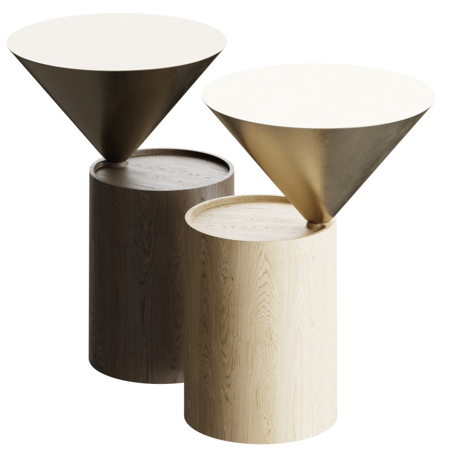 Laurel Side Table - 3D Model for Corona