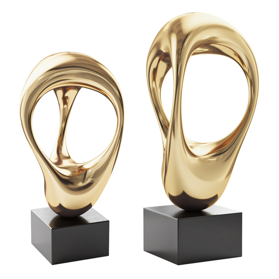Abstract Sculpture By Niko De Wit 3D Model for VRay, Corona | CGMood