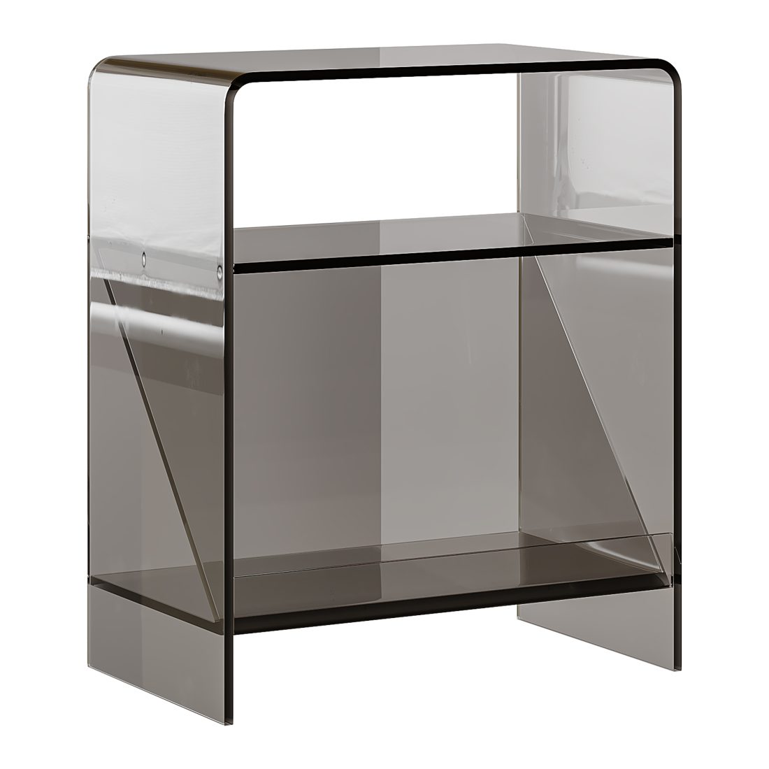 Acrylic Minimalist Transparent Side Table 3D Model for Corona | CGMood