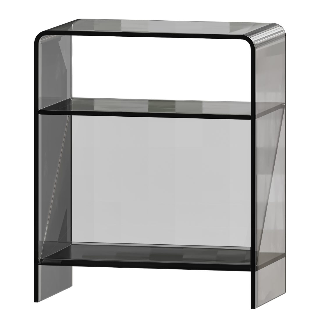 Acrylic Minimalist Transparent Side Table 3D Model for Corona | CGMood