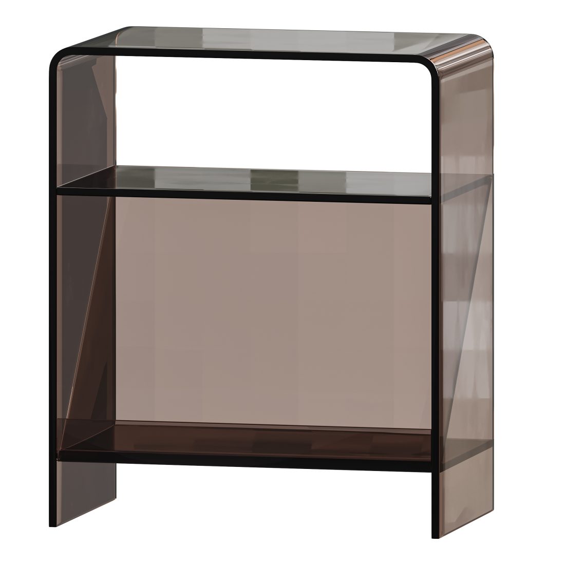 Acrylic Minimalist Transparent Side Table 3D Model for Corona | CGMood