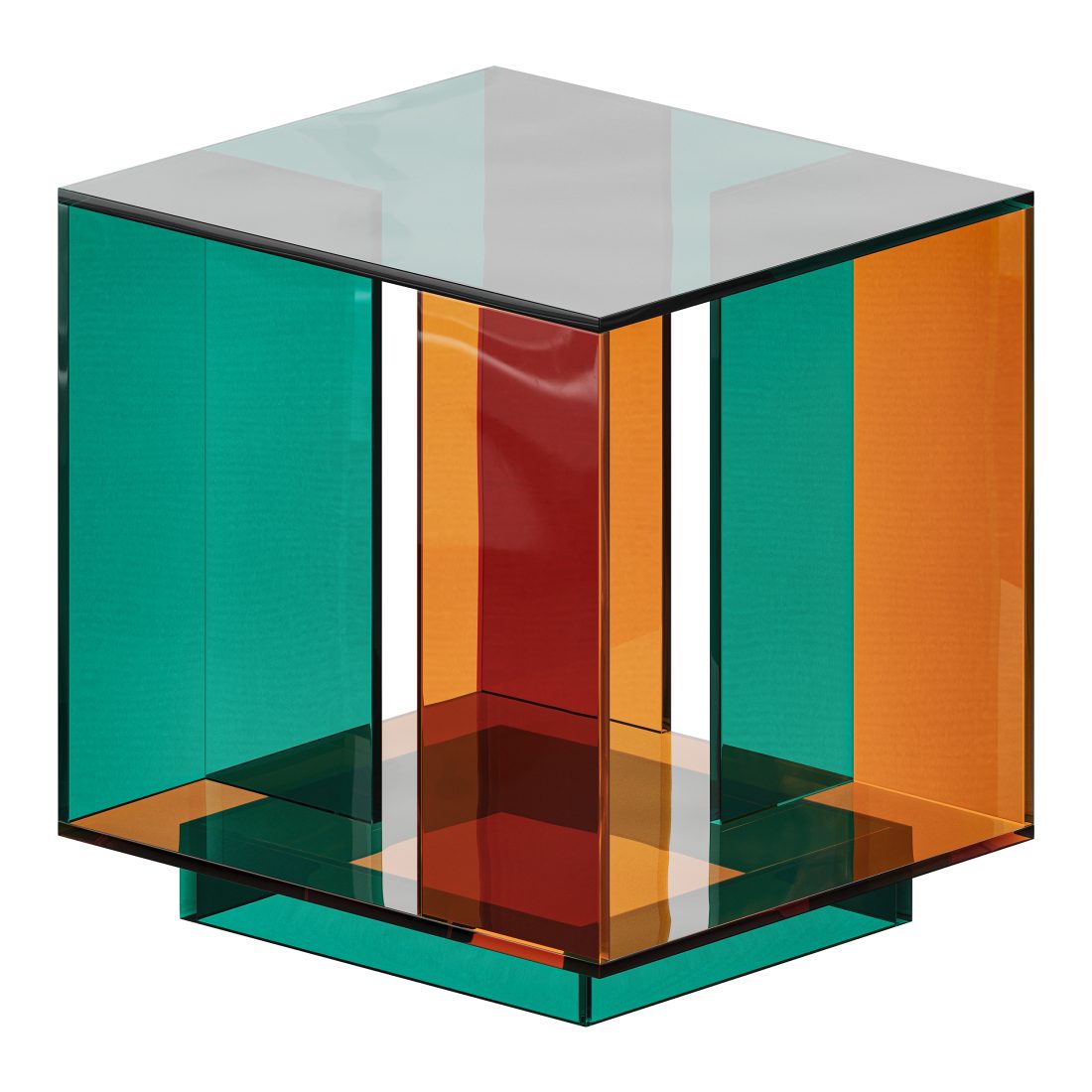 Acrylic Side Table - 3D Model for Corona