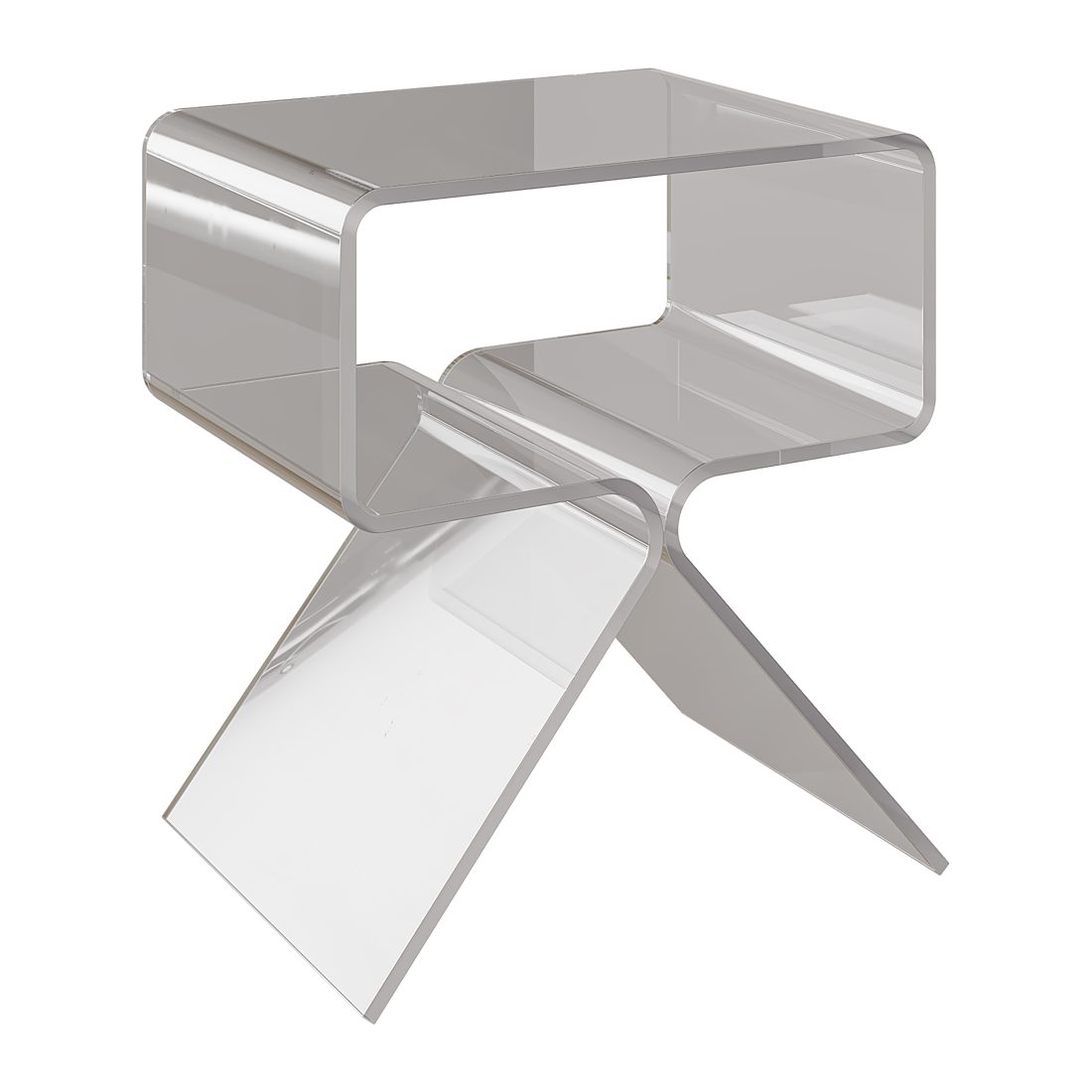 Acrylic Side Table - 3 Color Options 3D Model for Corona | CGMood