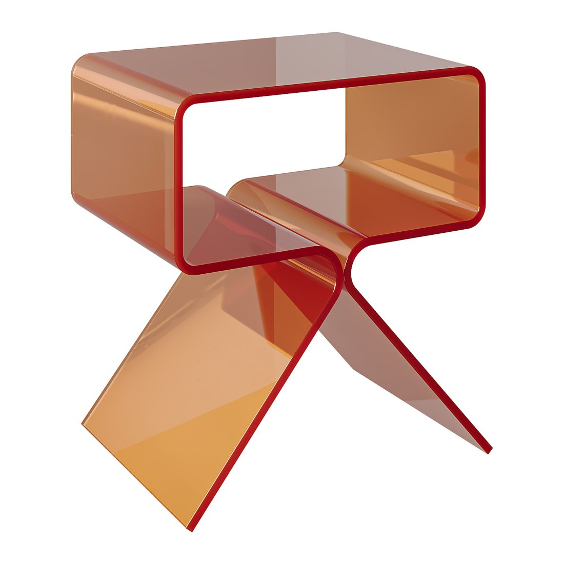 Acrylic Side Table - 3 Color Options 3D Model for Corona | CGMood