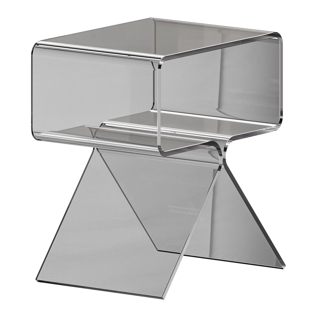 Acrylic Side Table - 3 Color Options 3D Model for Corona | CGMood