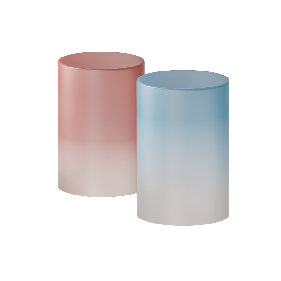 Frosted Gradient Side Table - Acrylic 3D Model for Corona | CGMood
