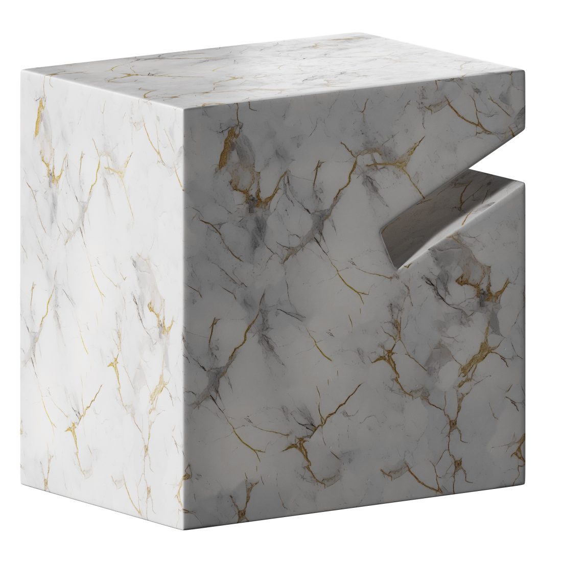 Natural Side Table Marble 3D Model for Corona | CGMood