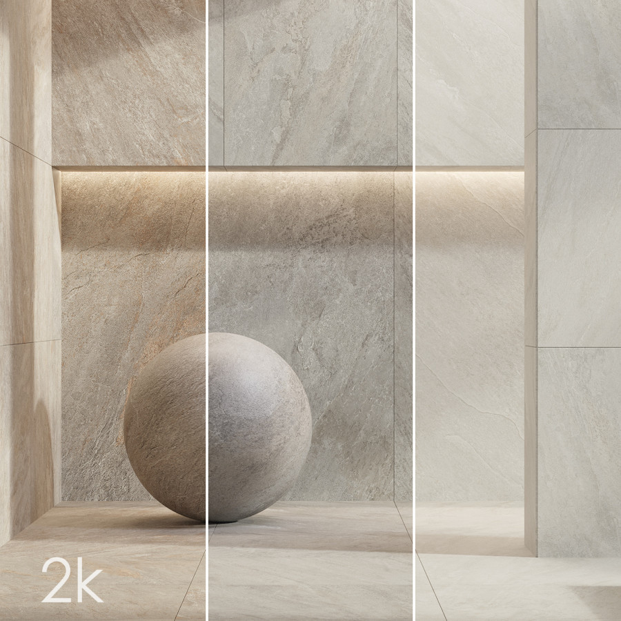 Caesar Set 31 - Quartz Bundle - 4 Types - 3D Model for