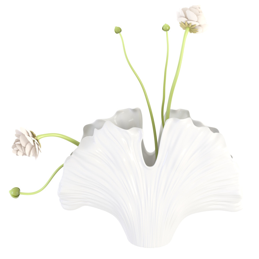 Gingko Vase In Shell Shape Westwing Collection