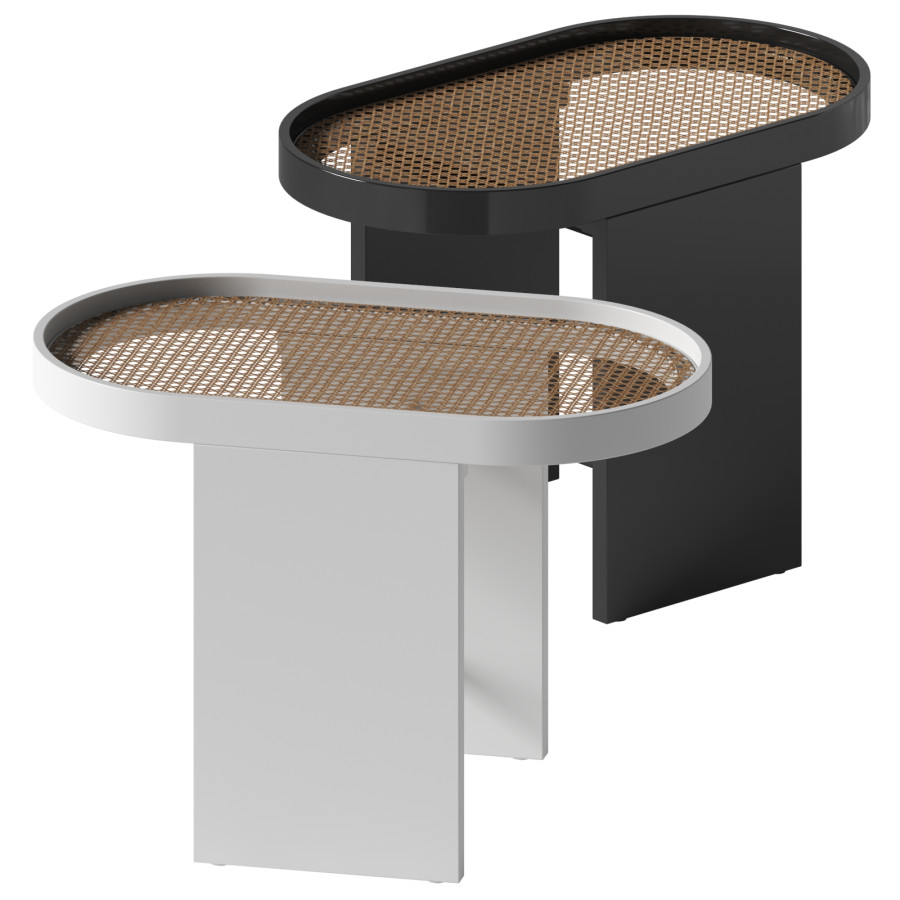 Piani Side Table By Editions Milano - 3D Model for VRay, Corona