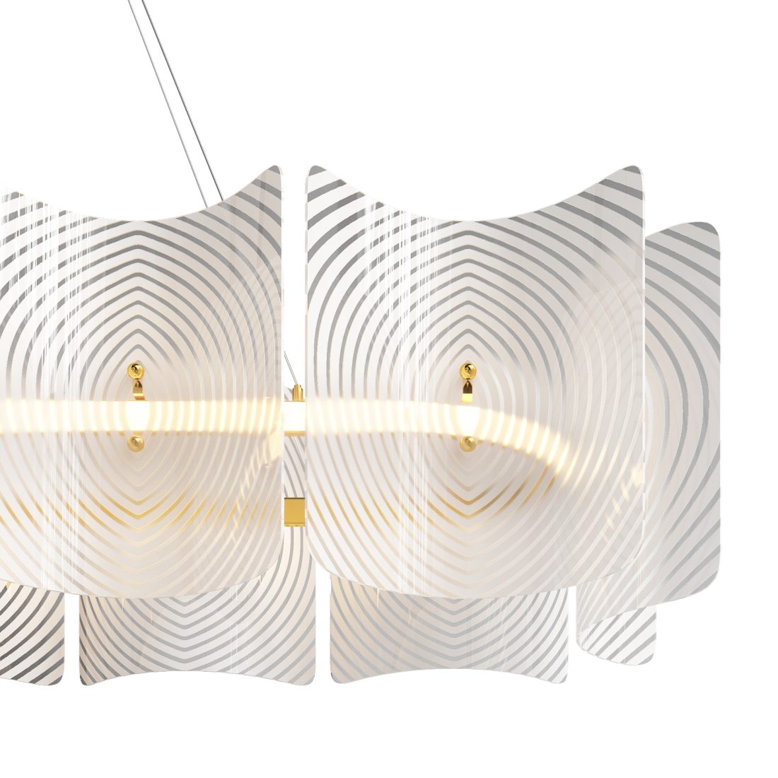 Helios Rectangle Pendant Lamp 3D Model for VRay | CGMood