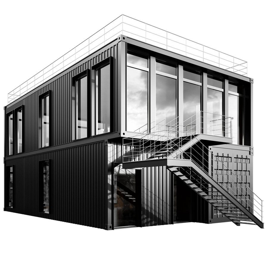 Container House No37 3D Model for VRay, Corona | CGMood