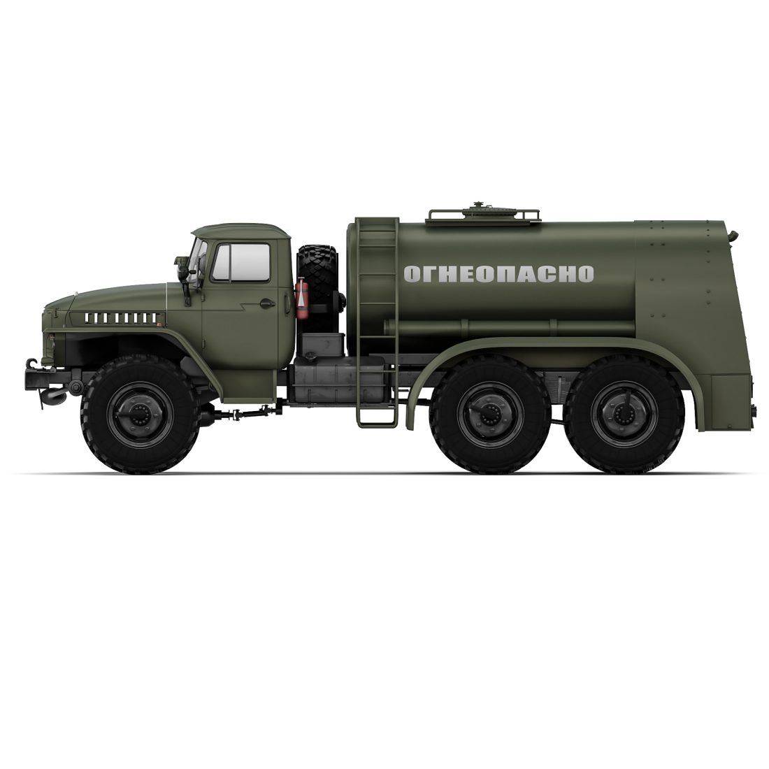 Ural Tz-5-375d 1966 3D Model for VRay | CGMood