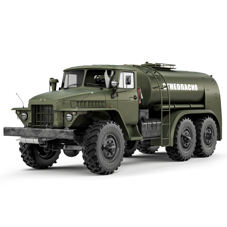 Ural Tz-5-375d 1966 3D Model for VRay | CGMood