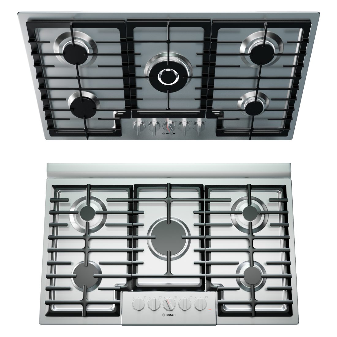 Bosch 800 Plus 300 Series Cooktop - 3D Model for VRay, Corona