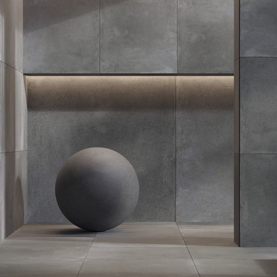 Stone Tile Set 32 - Natural Porcelanic Graphite - 3D Model for