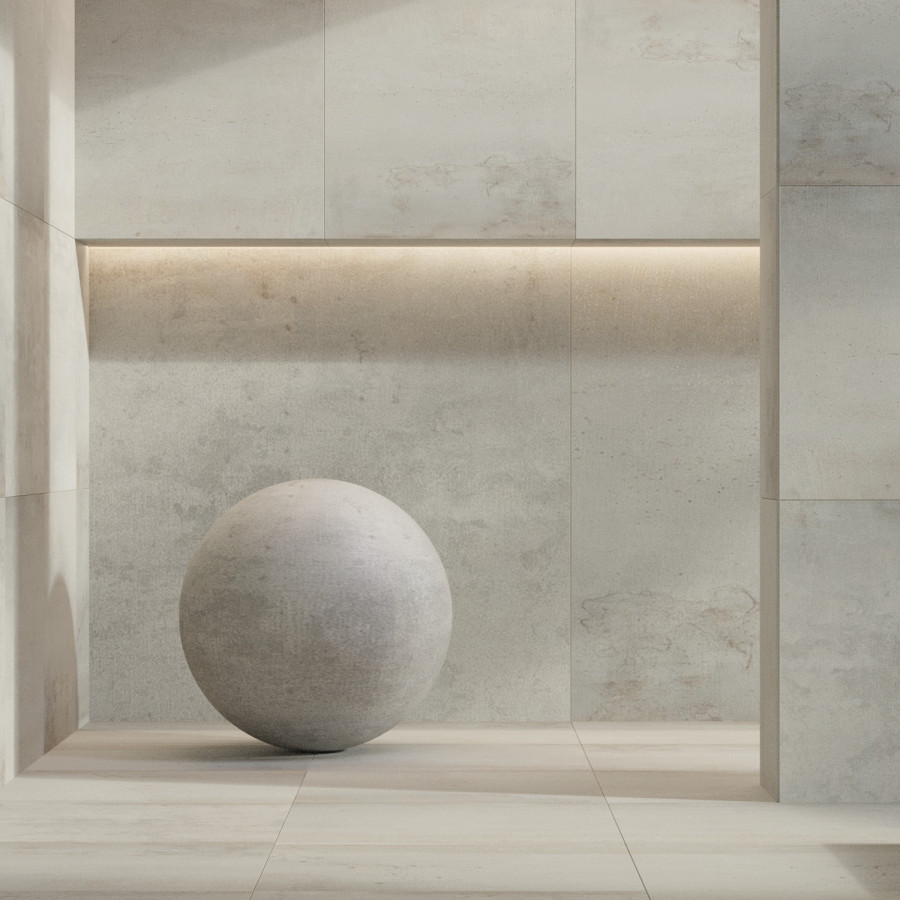Stone Tile Set 42 - Silver Porcelanic Material | CGMood