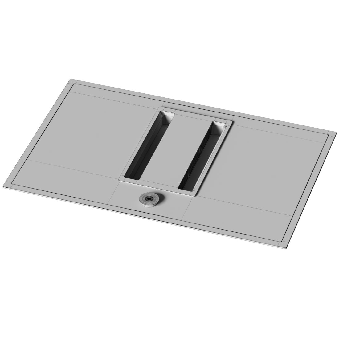 Gaggenau Cv282111 - Hob With Hood 3D Model for VRay, Corona | CGMood