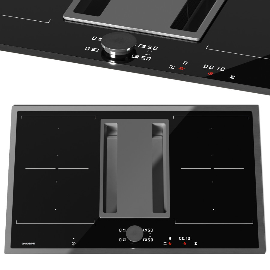 Gaggenau Cv282111 - Hob With Hood 3D Model for VRay, Corona | CGMood