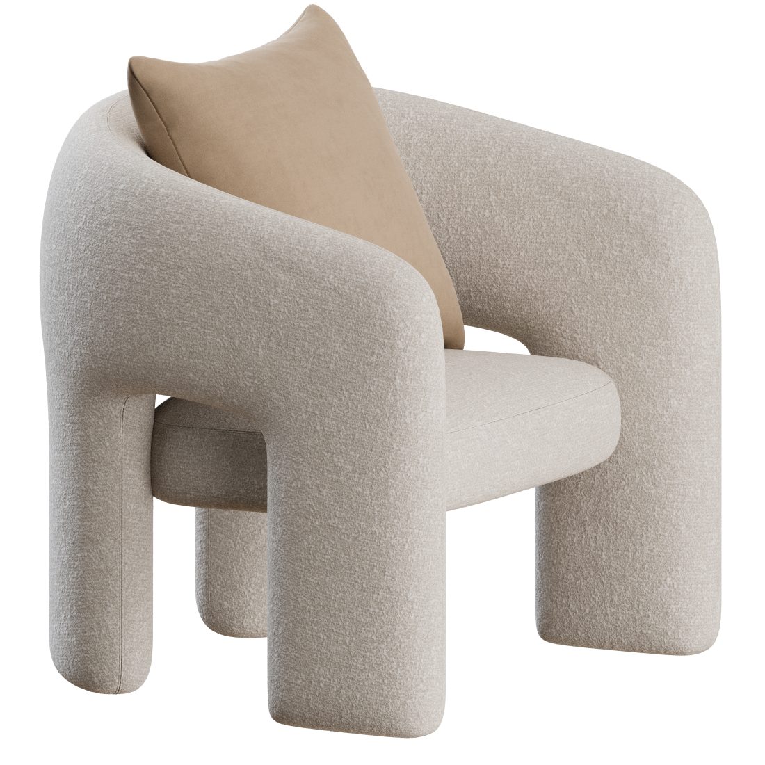 Bold Armchair By Mohdern 3D Model for Corona | CGMood