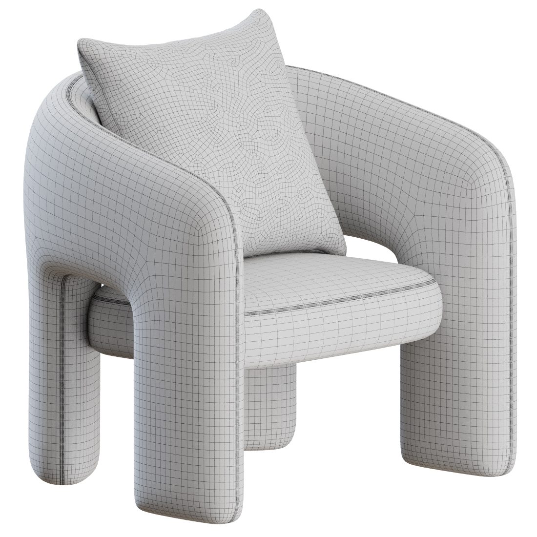 Bold Armchair By Mohdern 3D Model for Corona | CGMood
