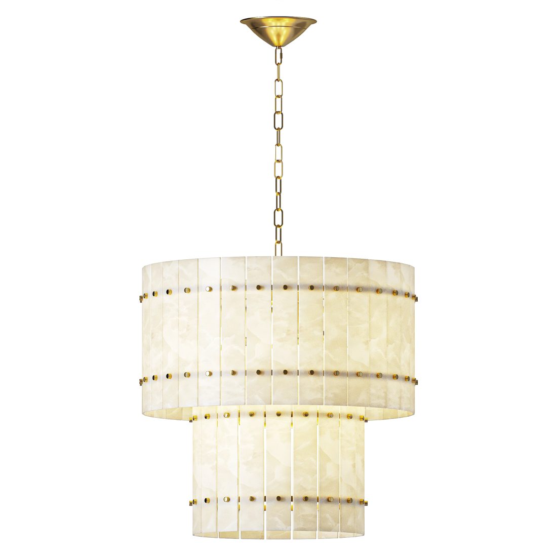 Valmont 2 Tier Marble Chandelier 3D Model for Corona | CGMood