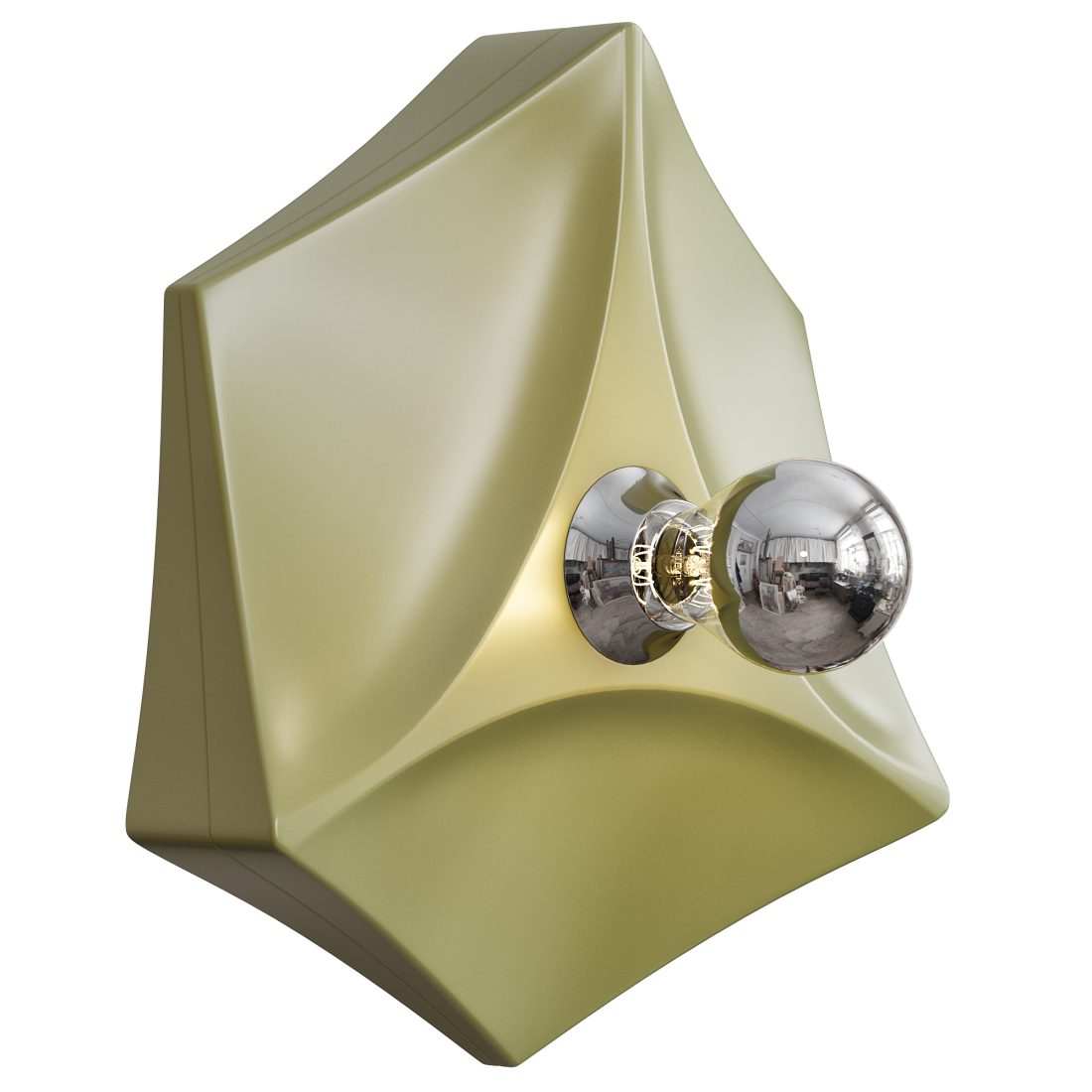 Pentagon Combination Wall Lamp 3D Model for VRay, Corona | CGMood