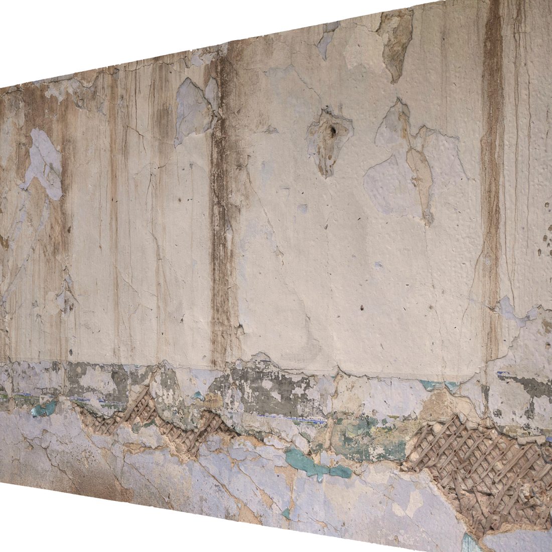 Weathered Rendered Wall Weathered Wall Texture 3D Model for VRay | CGMood