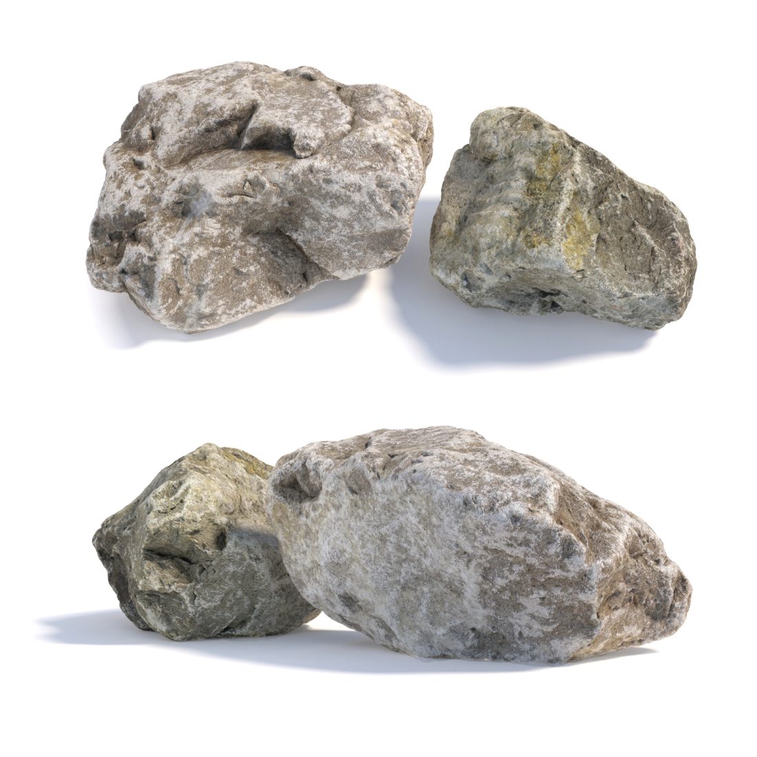 Realistic Hobby Rocks Realistic Rock Set 3D Model for VRay | CGMood