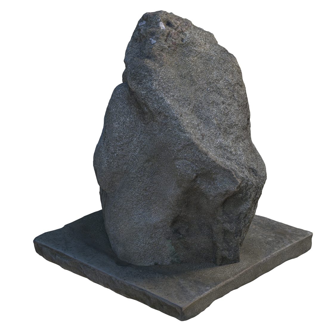 Stone Contemplative Sculpture 3D Model for VRay | CGMood