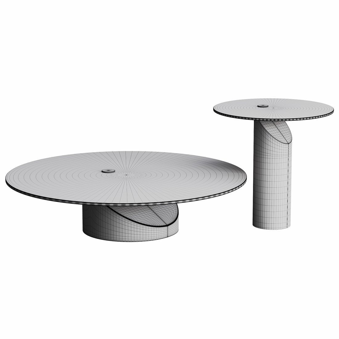 Ziggy Tables And Small Tables Set By Baxter 3D Model for VRay, Corona ...