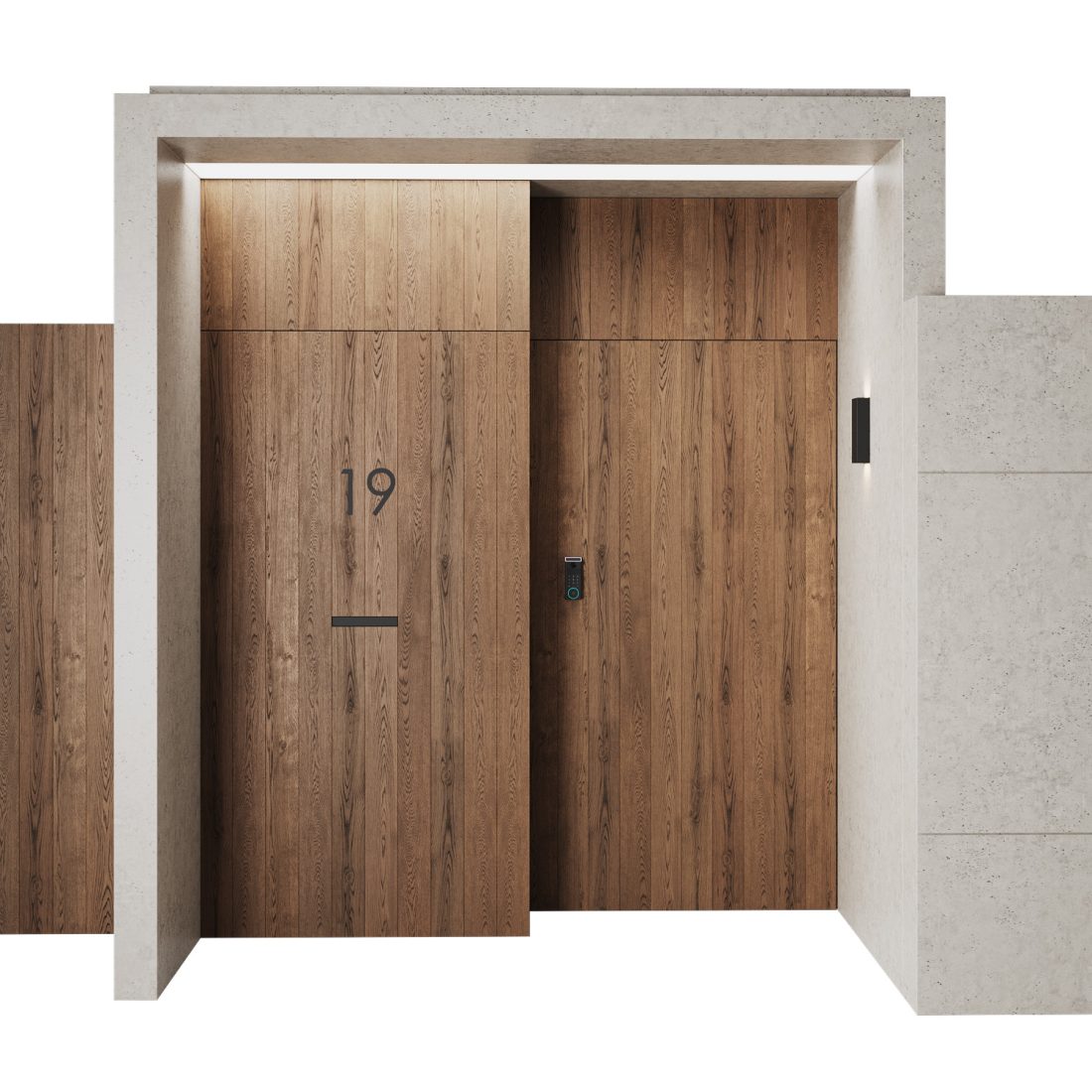 Entrance Group (sliding Gates) 3D Model for Corona | CGMood